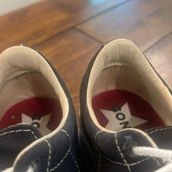 RARE Converse One Star Platform Ox sneakers 564031C black red bottom soles 5.5 - Picture 15 of 17